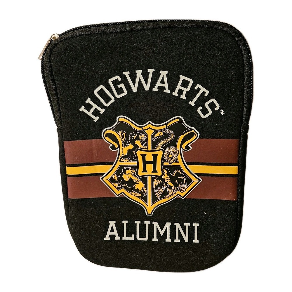 Harry Potter Hogwarts Alumni Tablet Zipper Sleeve Case w/‎ pocket - Pre-owned
